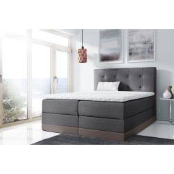 Lino continental bed with bedding containers - Comfort and functionality