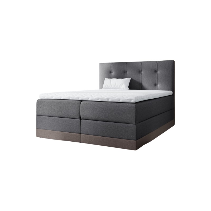 Lino continental bed with bedding containers - Comfort and functionality Lino continental bed with bedding containers - Comfort and functionality