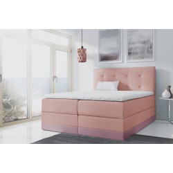 Lino continental bed with bedding containers - Comfort and functionality