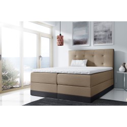 Lino continental bed with bedding containers - Comfort and functionality