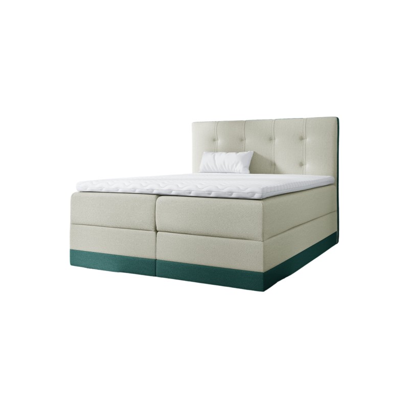 Lino continental bed with bedding containers - Comfort and functionality Lino continental bed with bedding containers - Comfort and functionality