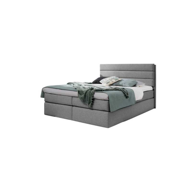 Alto Continental Bed in Raquel 4 Fabric - Comfort and Design in One Alto Continental Bed in Raquel 4 Fabric - Comfort and Design in One