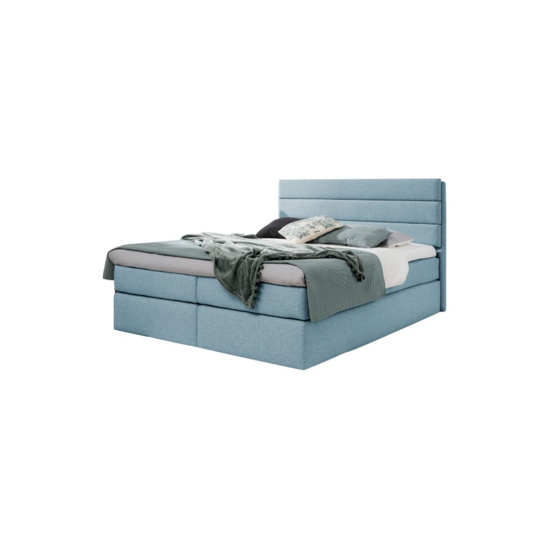 Alto Continental Bed in Raquel 4 Fabric - Comfort and Design in One Alto Continental Bed in Raquel 4 Fabric - Comfort and Design in One