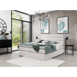 Alto Continental Bed in Raquel 4 Fabric - Comfort and Design in One
