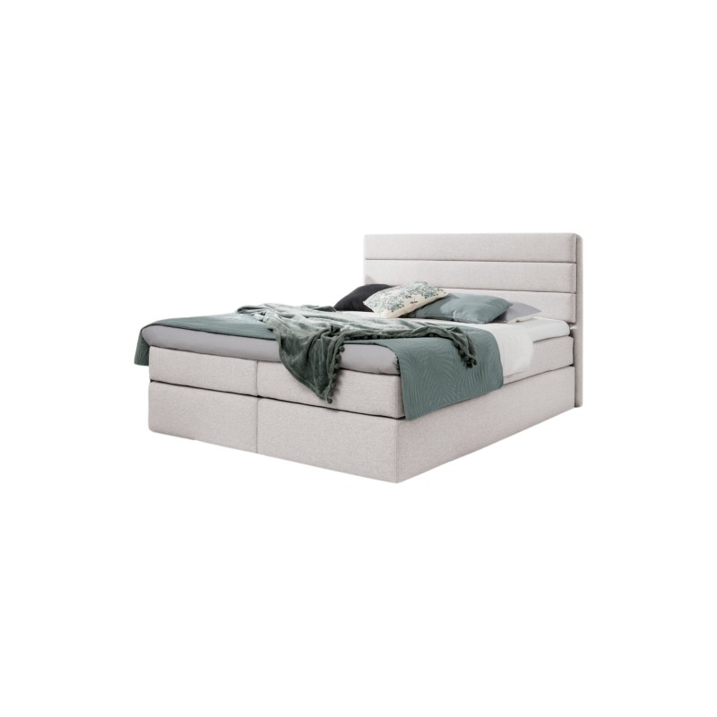Alto Continental Bed in Raquel 4 Fabric - Comfort and Design in One Alto Continental Bed in Raquel 4 Fabric - Comfort and Design in One
