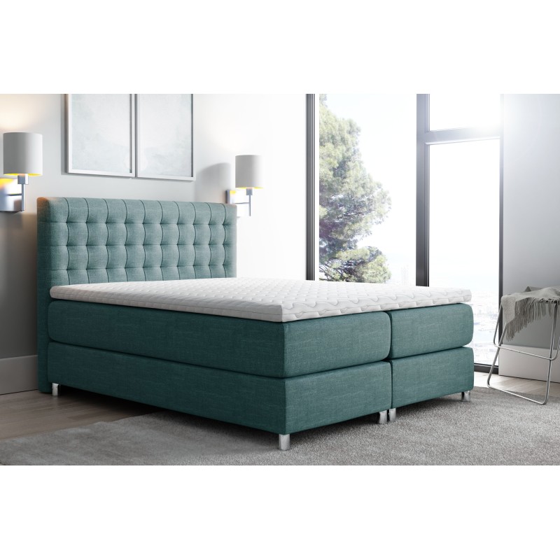 Hexa continental bed with decorative quilting - luxurious relaxation Hexa continental bed with decorative quilting - luxurious relaxation