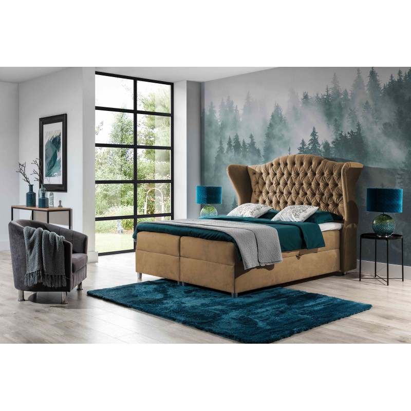 The Vita continental bed with decorative headboard quilting - comfort and elegance in your bedroom The Vita continental bed with decorative headboard quilting - comfort and elegance in your bedroom