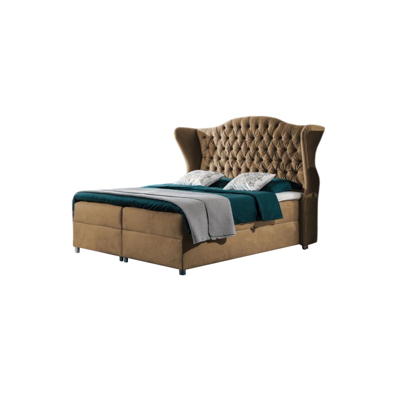 The Vita continental bed with decorative headboard quilting - comfort and elegance in your bedroom The Vita continental bed with decorative headboard quilting - comfort and elegance in your bedroom