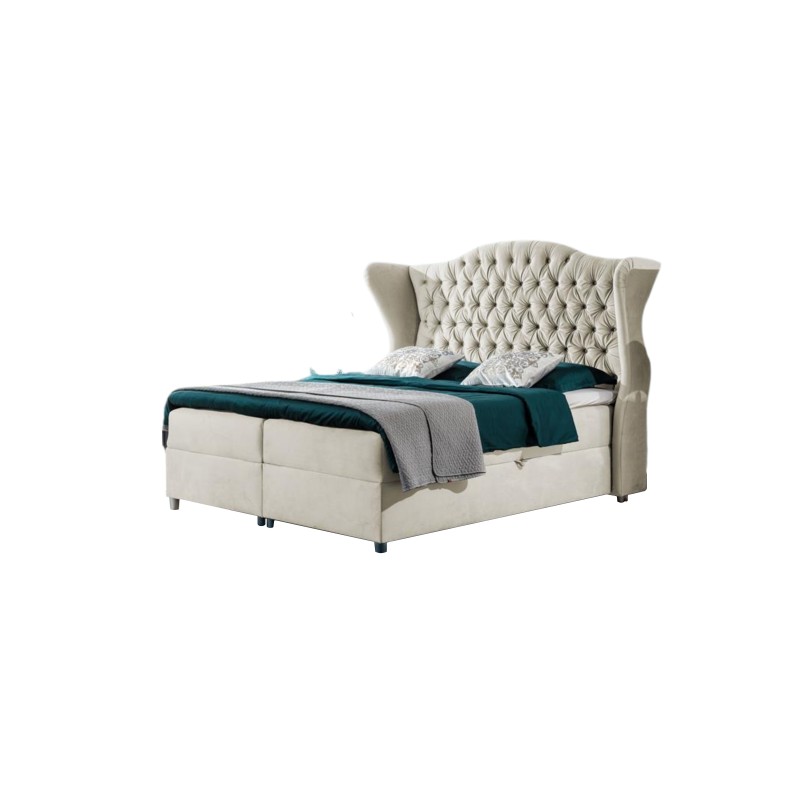 The Vita continental bed with decorative headboard quilting - comfort and elegance in your bedroom The Vita continental bed with decorative headboard quilting - comfort and elegance in your bedroom