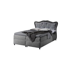 Axis continental bed with bedding storage – elegance and functionality in one