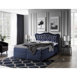 Axis continental bed with bedding storage – elegance and functionality in one
