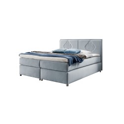 Line continental bed with decorative stitching – elegance and sleeping comfort Line continental bed with decorative stitching – elegance and sleeping comfort