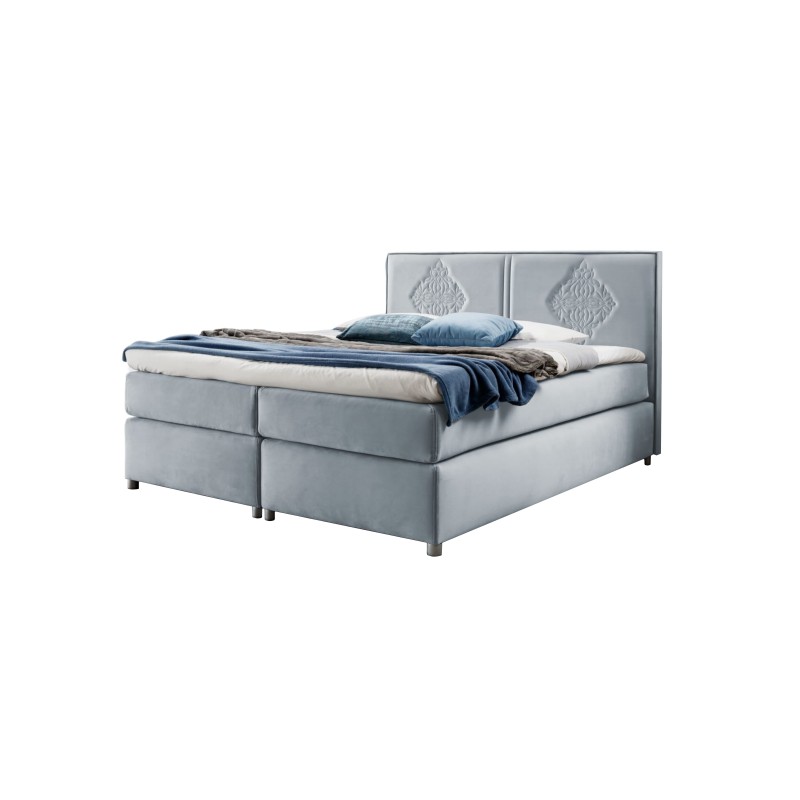 Line continental bed with decorative stitching – elegance and sleeping comfort Line continental bed with decorative stitching – elegance and sleeping comfort