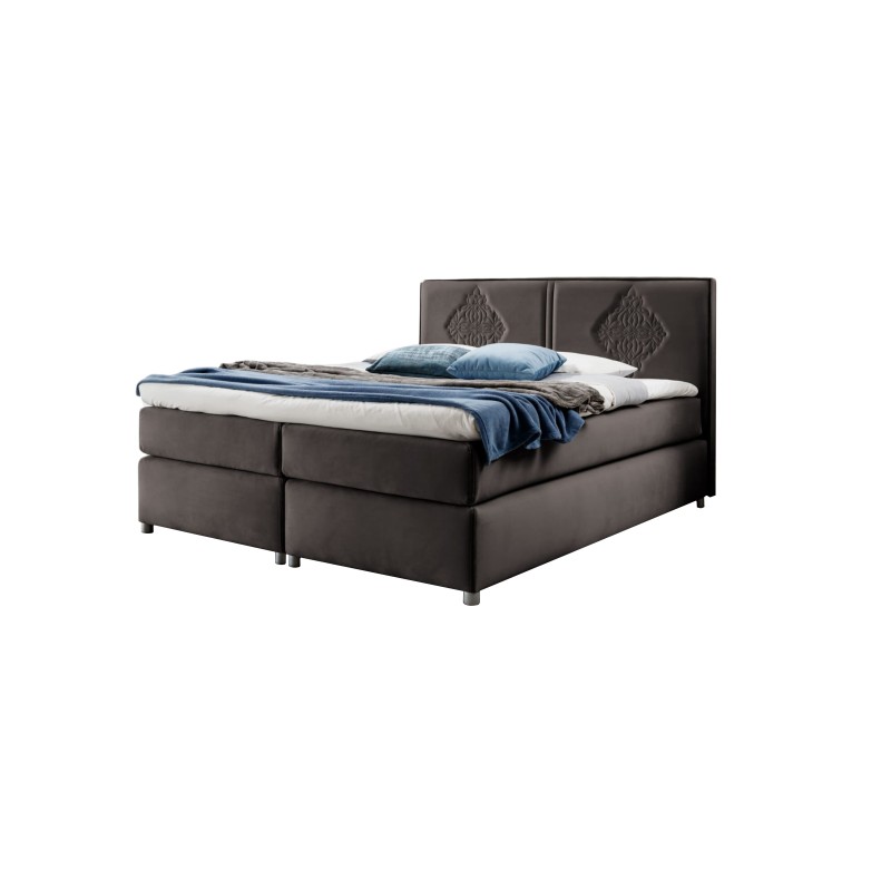 Line continental bed with decorative stitching – elegance and sleeping comfort Line continental bed with decorative stitching – elegance and sleeping comfort