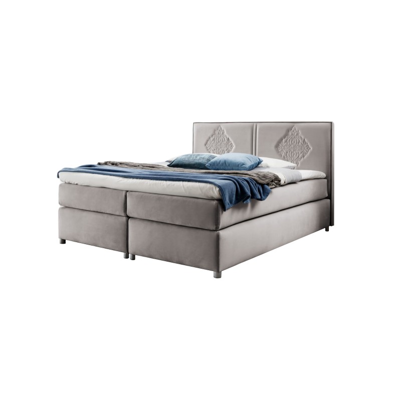 Line continental bed with decorative stitching – elegance and sleeping comfort Line continental bed with decorative stitching – elegance and sleeping comfort