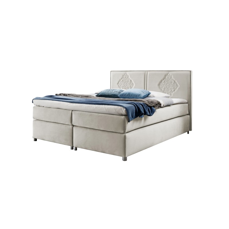 Line continental bed with decorative stitching – elegance and sleeping comfort Line continental bed with decorative stitching – elegance and sleeping comfort