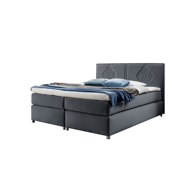 Line continental bed with decorative stitching – elegance and sleeping comfort Line continental bed with decorative stitching – elegance and sleeping comfort
