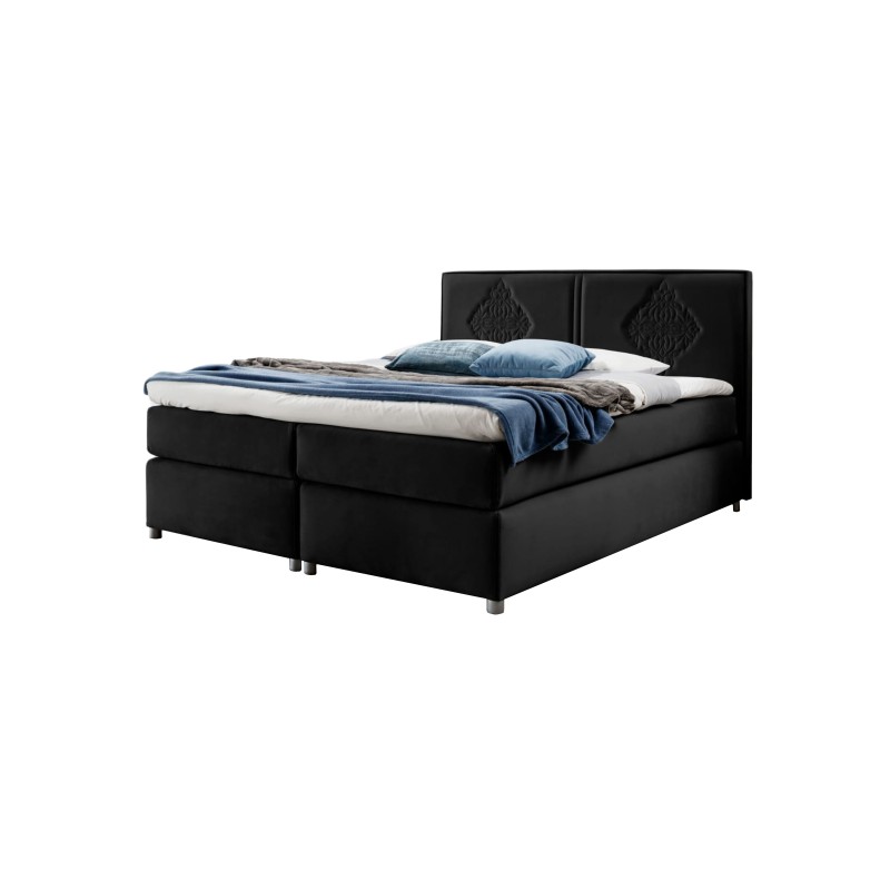 Line continental bed with decorative stitching – elegance and sleeping comfort Line continental bed with decorative stitching – elegance and sleeping comfort