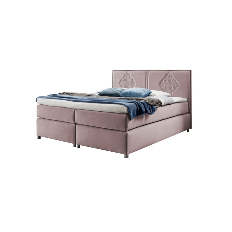 Line continental bed with decorative stitching – elegance and sleeping comfort Line continental bed with decorative stitching – elegance and sleeping comfort