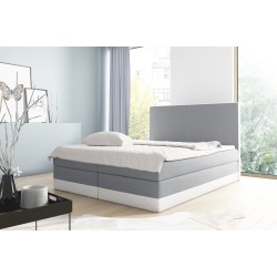 Luxury continental bed Zone with bedding storage - fabric nan, Inari 100 + Soft 17