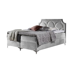 Mire continental bed with a storage container for bedding, fabric Monolith 09 Mire continental bed with a storage container for bedding, fabric Monolith 09