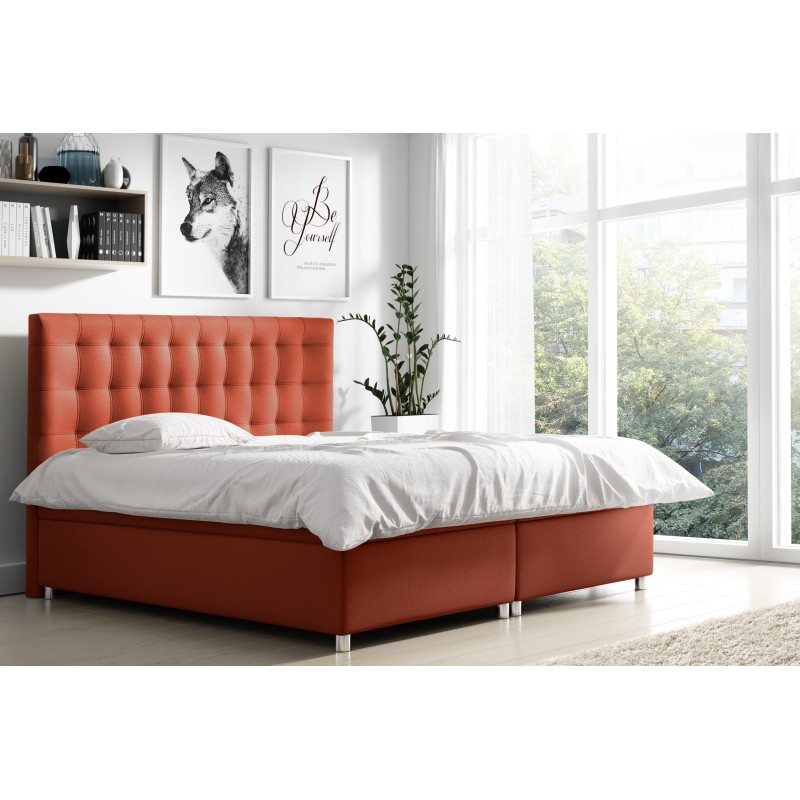Continental bed Lotos with storage - luxury and functionality in one Continental bed Lotos with storage - luxury and functionality in one