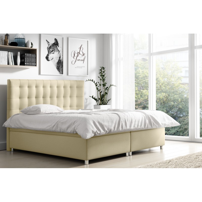 Continental bed Lotos with storage - luxury and functionality in one Continental bed Lotos with storage - luxury and functionality in one