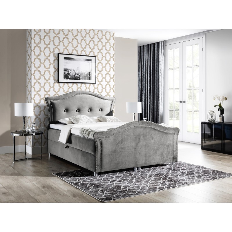 Continental bed Eden with a storage container for bedding, Riviera 91 | Elegant and comfortable bed for the bedroom
