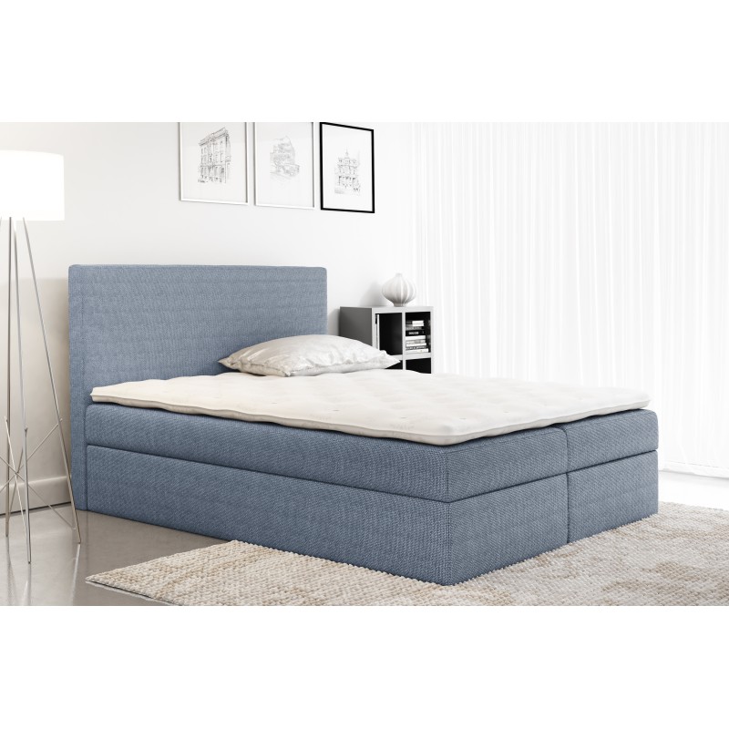 Continental Bed Rubin with Bedding Storage in Fabric nan, Olimp 18 | Comfort and Practicality in Your Bedroom