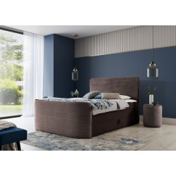 Luxury Bedroom Comfort | Continental Bed Forma with Storage Ottomans in Fabric