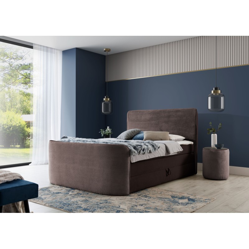 Luxury Bedroom Comfort | Continental Bed Forma with Storage Ottomans in Fabric Luxury Bedroom Comfort | Continental Bed Forma with Storage Ottomans in Fabric