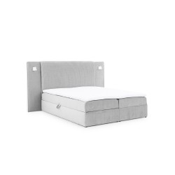 Cama Continental de Lujo Noxar con Iluminación Sensorial Cama Continental de Lujo Noxar con Iluminación Sensorial