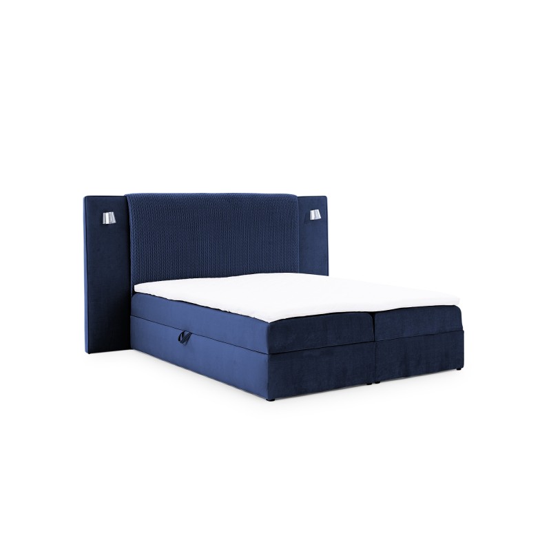Cama Continental de Lujo Noxar con Iluminación Sensorial Cama Continental de Lujo Noxar con Iluminación Sensorial