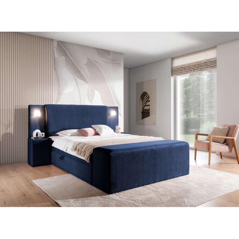 Luxus-Kontinentalbett Noxar mit Sensorbeleuchtung Luxus-Kontinentalbett Noxar mit Sensorbeleuchtung