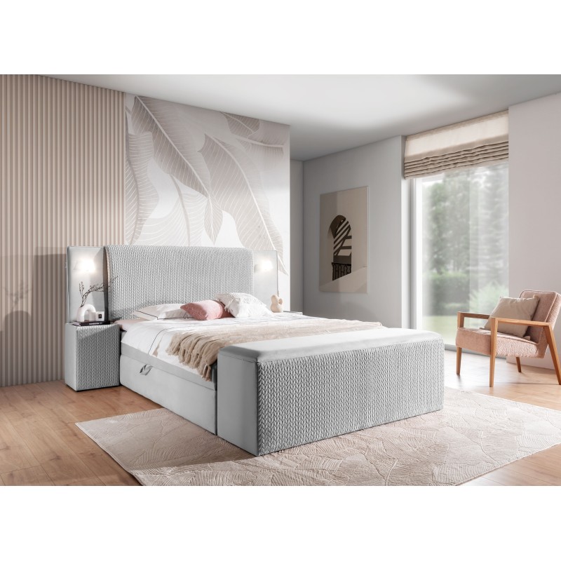 Luxus-Kontinentalbett Noxar mit Sensorbeleuchtung Luxus-Kontinentalbett Noxar mit Sensorbeleuchtung
