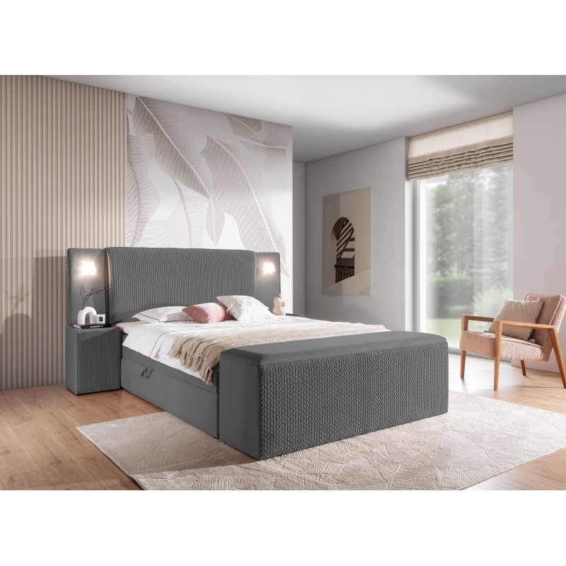 Luxus-Kontinentalbett Noxar mit Sensorbeleuchtung Luxus-Kontinentalbett Noxar mit Sensorbeleuchtung