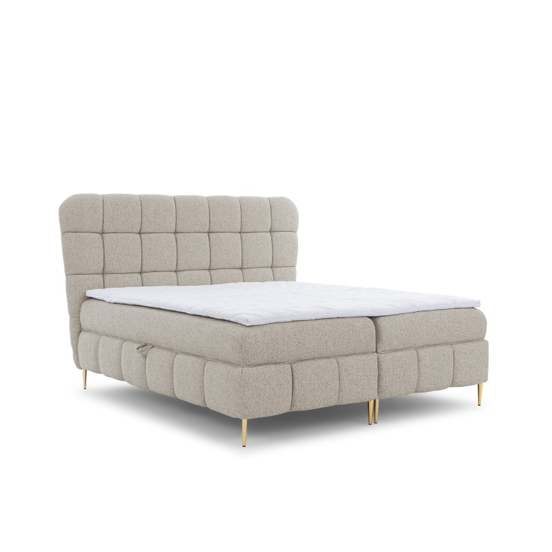 Prismo continental bed with decorative tufting – elegance and sleeping comfort Prismo continental bed with decorative tufting – elegance and sleeping comfort