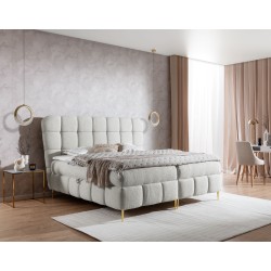 Prismo continental bed with decorative tufting – elegance and sleeping comfort