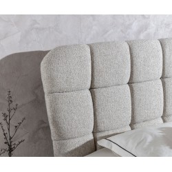 Prismo continental bed with decorative tufting – elegance and sleeping comfort Prismo continental bed with decorative tufting – elegance and sleeping comfort