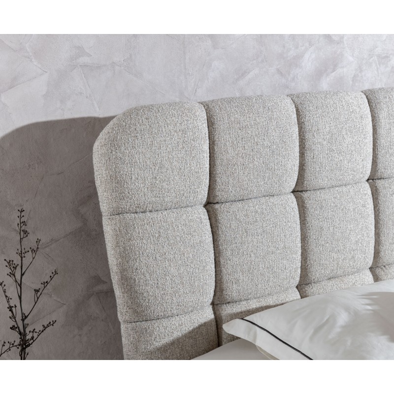 Prismo continental bed with decorative tufting – elegance and sleeping comfort Prismo continental bed with decorative tufting – elegance and sleeping comfort