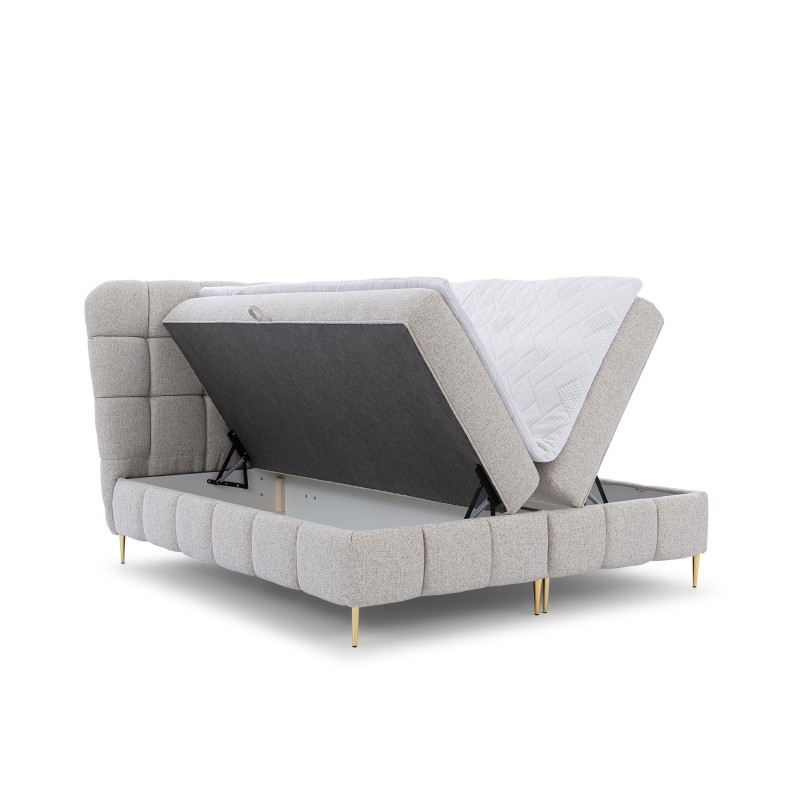 Prismo continental bed with decorative tufting – elegance and sleeping comfort Prismo continental bed with decorative tufting – elegance and sleeping comfort