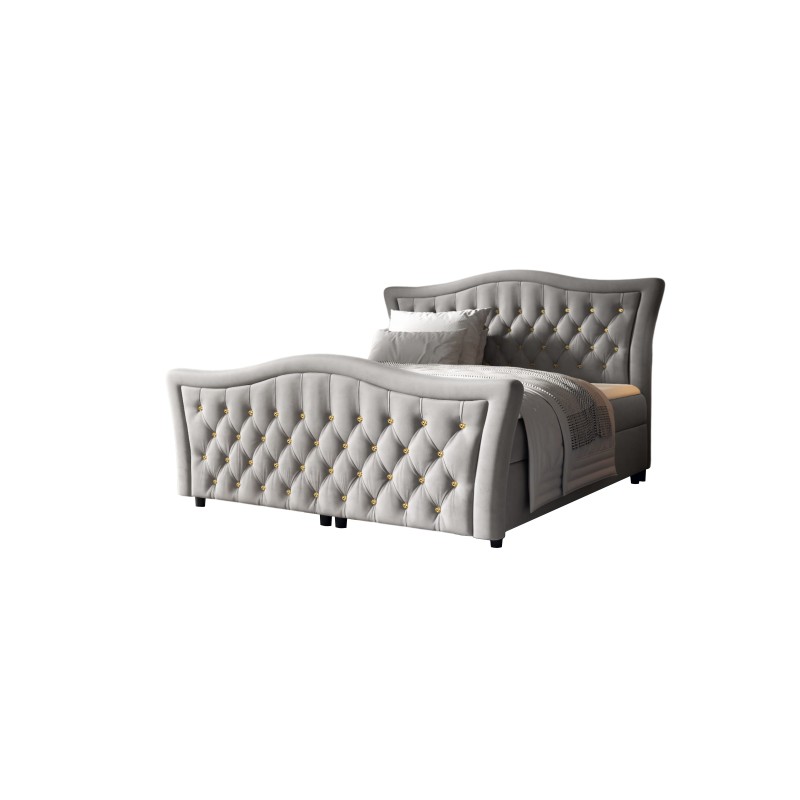 Continental bed Torvi with decorative quilting nan - match your sleep to the glamour style. Continental bed Torvi with decorative quilting nan - match your sleep to the glamour style.