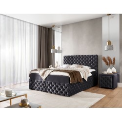 Dormo continental bed tufted with buttons - comfort and elegance in your bedroom