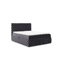 Cama continental Dormo acolchada con botones - comodidad y elegancia en tu dormitorio. Cama continental Dormo acolchada con botones - comodidad y elegancia en tu dormitorio.