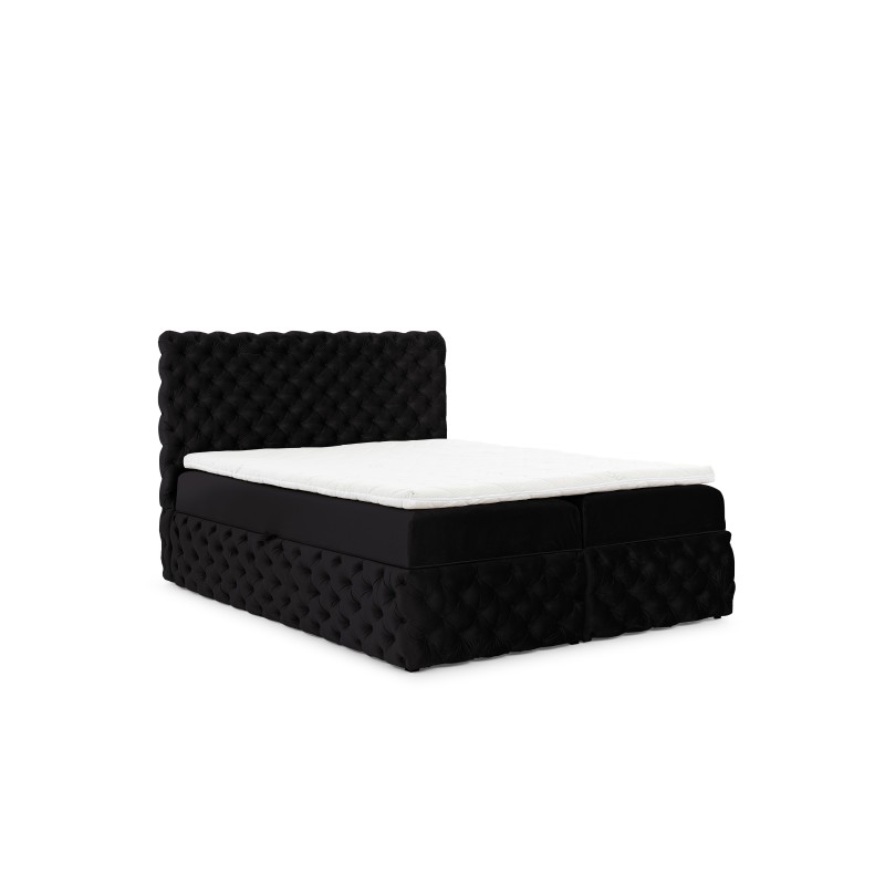 Cama continental Dormo acolchada con botones - comodidad y elegancia en tu dormitorio. Cama continental Dormo acolchada con botones - comodidad y elegancia en tu dormitorio.