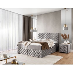 Dormo continental bed tufted with buttons - comfort and elegance in your bedroom