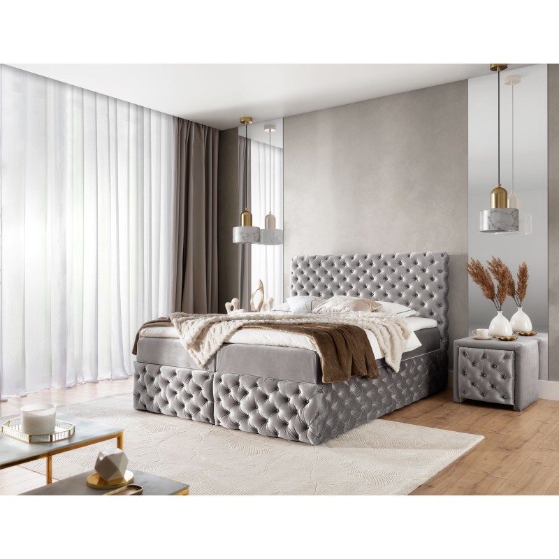 Dormo continental bed tufted with buttons - comfort and elegance in your bedroom Dormo continental bed tufted with buttons - comfort and elegance in your bedroom