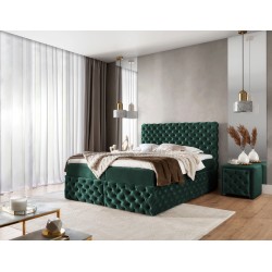 Dormo continental bed tufted with buttons - comfort and elegance in your bedroom