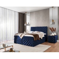 Dormo continental bed tufted with buttons - comfort and elegance in your bedroom
