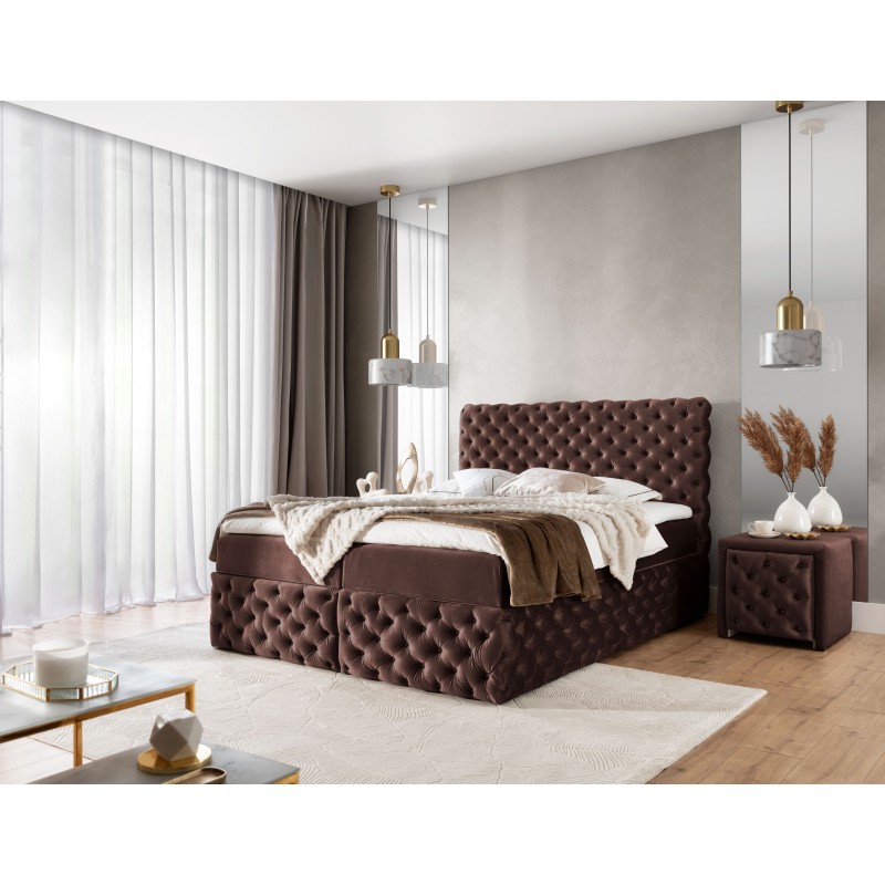 Dormo continental bed tufted with buttons - comfort and elegance in your bedroom Dormo continental bed tufted with buttons - comfort and elegance in your bedroom